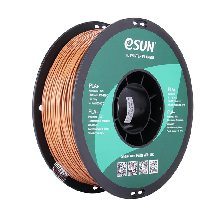 eSUN Brown PLA+ 1kg 1.75mm 3D Printer Filament