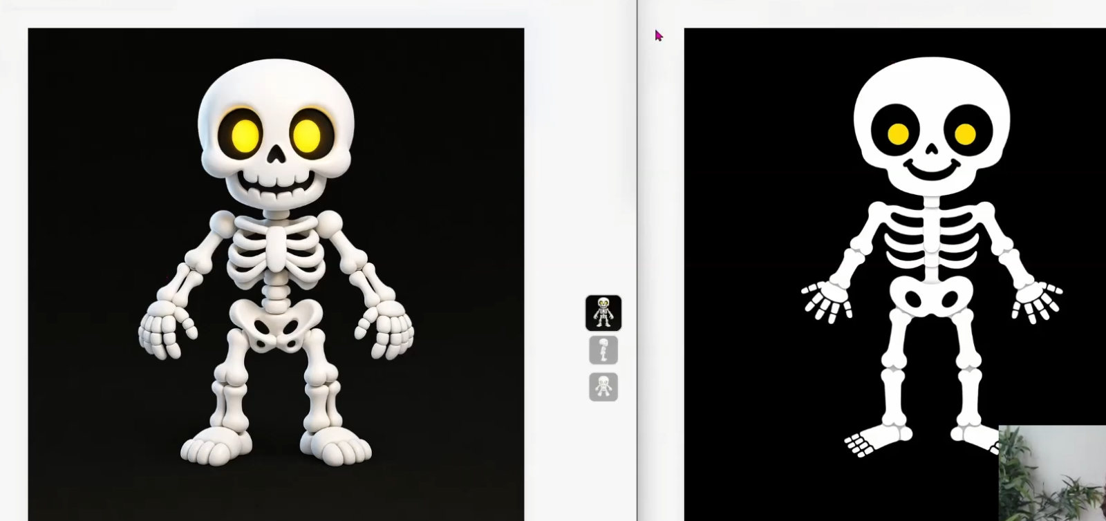 Generate AI images for 3D model generation