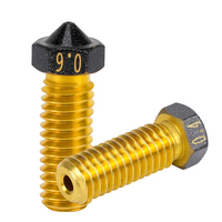 1.75mm E3D Teflon coated Volcano compatible Brass nozzle  0.8mm