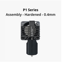 Bambu Lab Complete Hotend Assembly with Hardened Steel Nozzle 0.4mm compatible with P1P, P1S [FAH001-P]