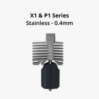 Bambu Lab Hotend with Stainless Steel Nozzle 0.4mm - P1P,P1S,X1C [FAH002-P] [FAH002-N-1]
