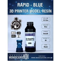 Monocure 3D RAPID RESIN - BLUE (0.5 Ltr)
