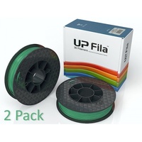 2 Pack of UP Green ABS 1kg 1.75mm 
