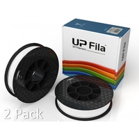 2 Pack of UP White ABS 1kg 1.75mm