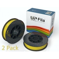 2 Pack of UP Yellow ABS 1kg 1.75mm 