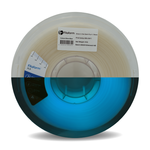 Filaform Select Glow Blue PLA 1kg 1.75 mm