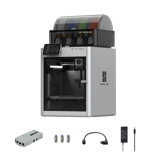 Bambu Lab X1 Carbon 3D Printer + AMS 2 Pro + Hub