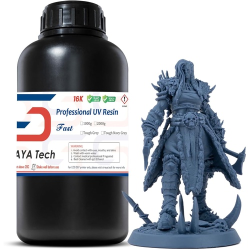 Siraya Tech Fast Tough Resin 1kg Navy Grey - 50% Tougher