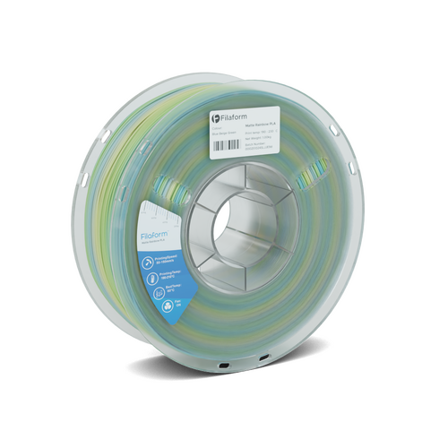 Filaform Rainbow Matte Blue & Beige & Green PLA 1kg 1.75mm