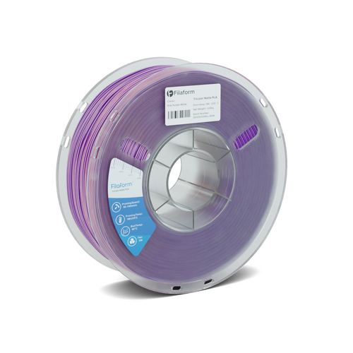 Filaform Tricolour Matte Pink & Purple & White PLA 1kg 1.75mm