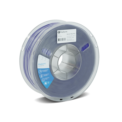 Filaform Dual Silk Silver & Blue PLA 1kg 1.75mm