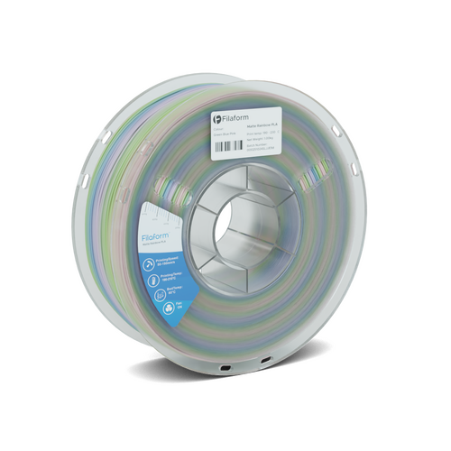 Filaform Rainbow Matte Green & Blue & Pink PLA 1kg 1.75mm