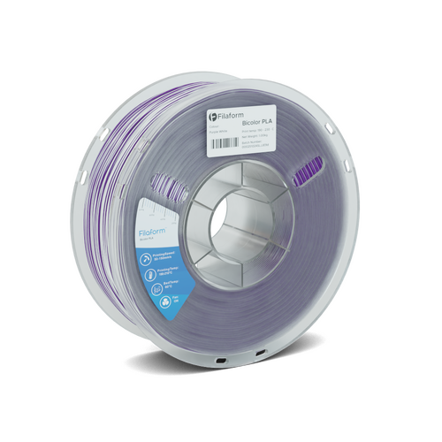 Filaform Dual Purple & White PLA 1kg 1.75mm
