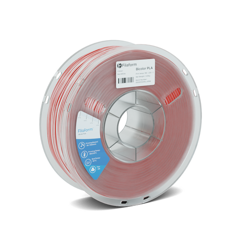 Filaform Dual Red & White PLA 1kg 1.75mm
