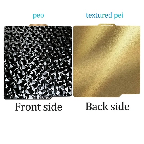 Bambu Lab Compatible Double-Sided PEO & Textured PEI Build Plate