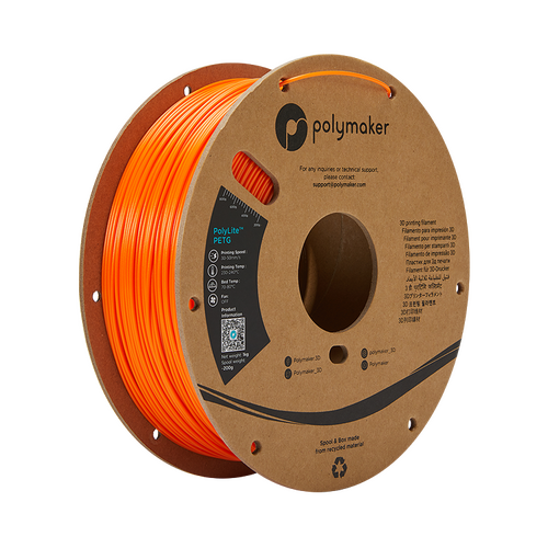 Polymaker PolyLite PETG Orange 1kg 1.75mm