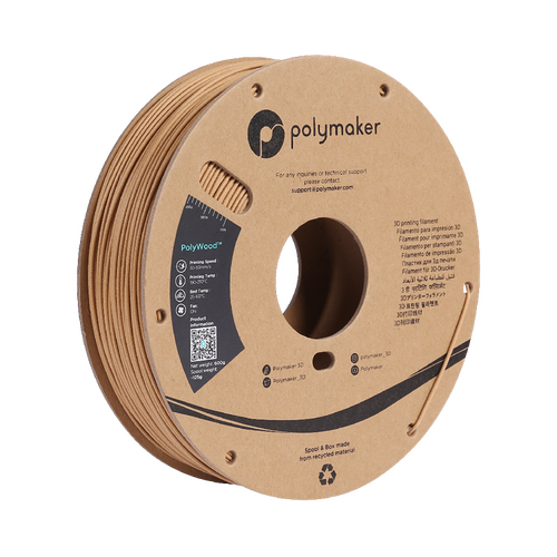 Polymaker PolyWood Wood PLA 0.6kg 1.75mm
