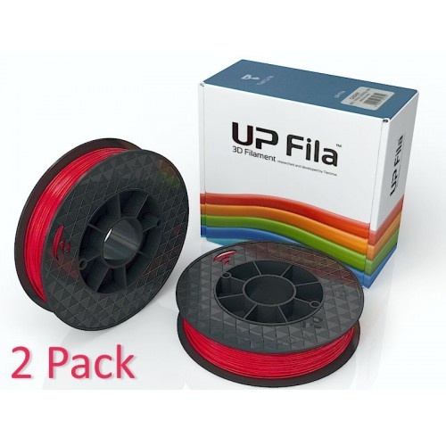 2 Pack of UP Red PLA 1kg 1.75mm